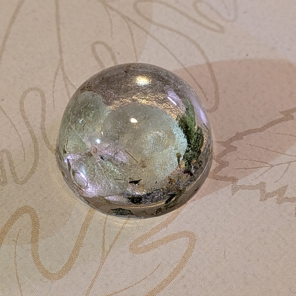 Little Handmade Plant & Floral Resin Sphere - Picture 2 of 4